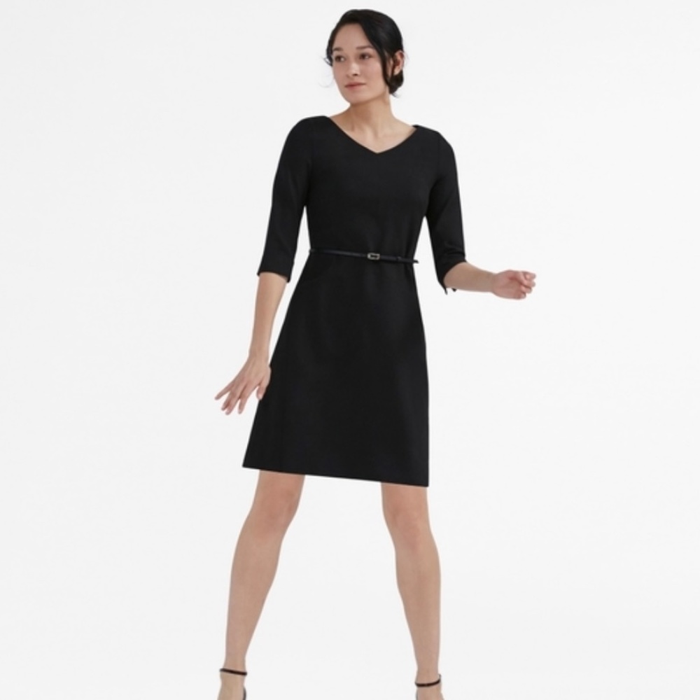 MM Lafleur Alexandra Sheath Dress Black size 12